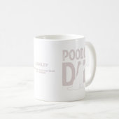 Poodle Vater Dog Vater Geschenk Kaffeetasse (VorderseiteRechts)