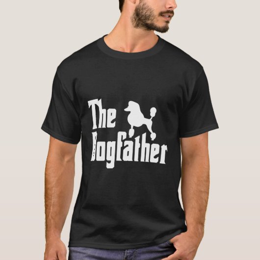 Poodle Vater Doodle Dogvater Standard Poodle Vater T-Shirt (Vorderseite)