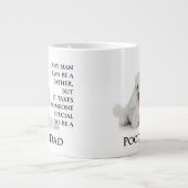 Poodle Vater Jumbo Tasse (Vorderseite)