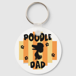 Poodle Vater Schlüsselanhänger