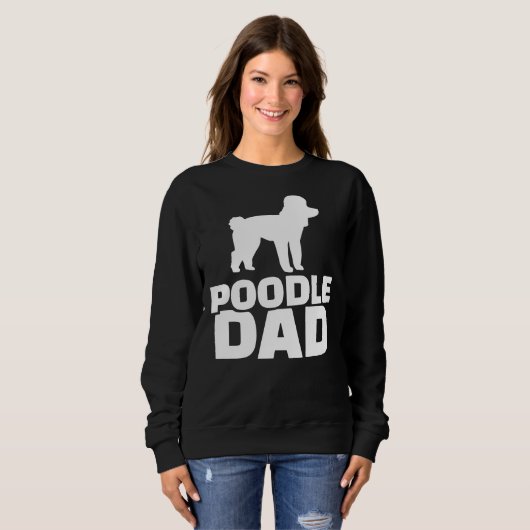 Poodle Vater Sweatshirt (Vorne ganz)