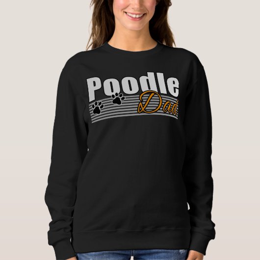 POODLE-VATER SWEATSHIRT (Vorderseite)