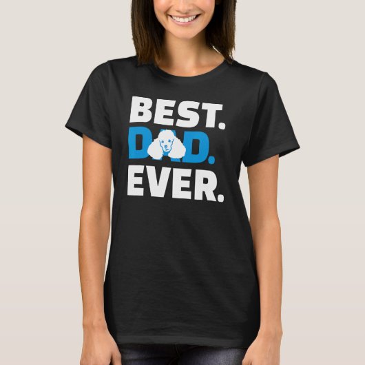 Poodle Vater T-Shirt (Vorderseite)