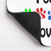 Poodle Walks Design Mousepad (Ecke)