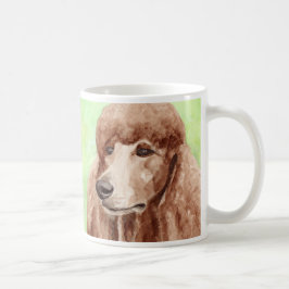 Poodle Watercolor Portrait Kaffeetasse