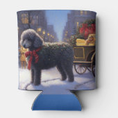 Poodle Weihnachtsfeiertag Dosenkühler (Rückseite)