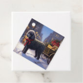 Poodle Weihnachtsfeiertag Geschenkanhänger (Beispiel)