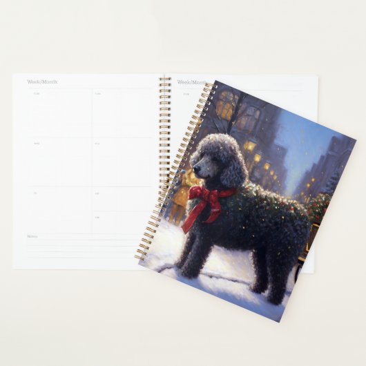 Poodle Weihnachtsfeiertag Planer (Anzeige)