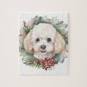 Poodle Weihnachtsfest Puzzle (Vertikal)