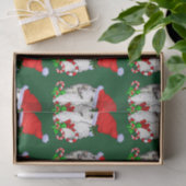 Poodle Weihnachtsmannmütze Weihnachten Seidenpapier (Geschenk)