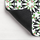 Poodle Weihnachtsmuster Mousepad (Ecke)