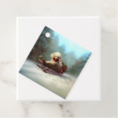 Poodle Weihnachtsschnee Winter Geschenkanhänger (Beispiel)