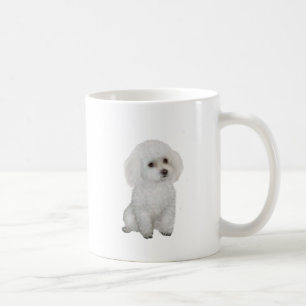 Poodle - weiß 1 kaffeetasse