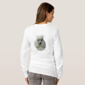 Poodle (weiß) Mama 2 T-Shirt (Schwarz voll)