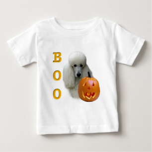 Poodle (weiß überzogen) Boo Baby T-shirt
