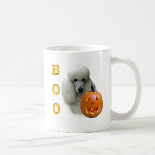 Poodle (weiß überzogen) Boo Kaffeetasse
