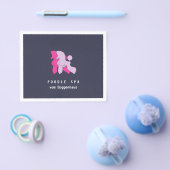 Poodle Wellness-Center Moderner abstrakter Flyer (Einzeln)
