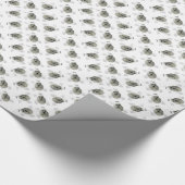 Poodle (wht) History Design Geschenkpapier (Ecke)