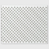 Poodle (wht) History Design Geschenkpapier (Flach)