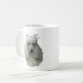 Poodle (wht) Mama 2 Kaffeetasse (Vorderseite Links)