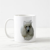 Poodle (wht) Mama 2 Kaffeetasse (Links)