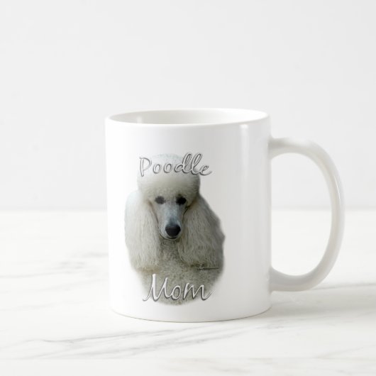 Poodle (wht) Mama 2 Kaffeetasse (Rechts)
