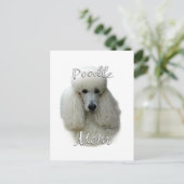Poodle (wht) Mama 2 Postkarte (Stehend Vorderseite)