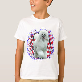 Poodle (wht) Patriot T-Shirt