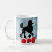 Poodle Winter Kaffeetasse (Links)