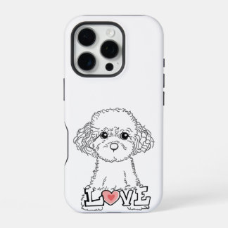 Poodle with Love Phonecase iPhone 16 Pro Hülle