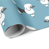 Poodle Wrapping Paper Geschenkpapier (Rolleneckpunkt)