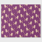 Poodle Wrapping Paper Geschenkpapier (Flach)