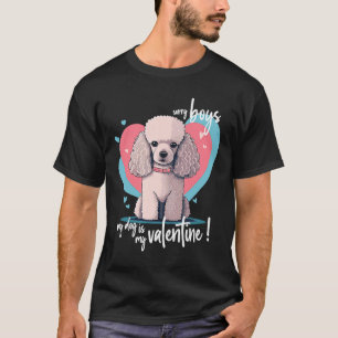 Poodlehunde Mit Herzen Hunde Liebe Für Valentinst T-Shirt