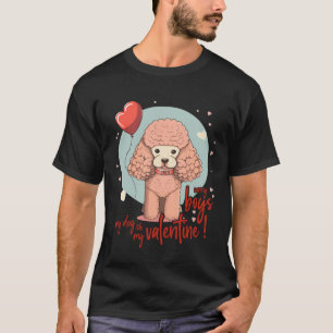 Poodlehunde Mit Herzen Hunde Liebe Für Valentinst T-Shirt