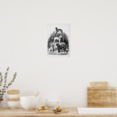 "Poodles and a Whippet" Poster (Küche)