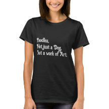 Poodles Artwork Ladys T - Shirt