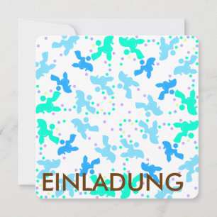 Poodles blaues Punktmuster