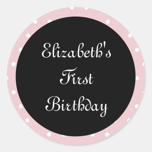 Poodles in Paris Rosa-Rundsticker-Siegel Runder Aufkleber (Vorderseite)