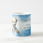 Poodle's Joyful Leap Tasse (Mittel)