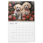 Poodles-Kalender, jedes Jahr Kalender (Feb 2027)