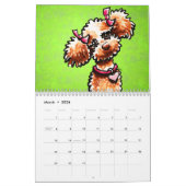 Poodles Off-Leash Art™ Vol. 1 Kalender (Mär 2026)
