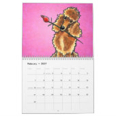 Poodles Off-Leash Art™ Vol. 1 Kalender (Feb 2027)