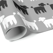 Poodles Pattern Geschenkpapier (Rolleneckpunkt)