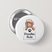 POODLES REGEL BUTTON (Vorne & Hinten)
