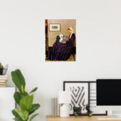 Poodles (vier) - Pfeifer Mutter Poster (Heimbüro)