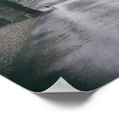 Poodles Vintag Inspiriert Town Niedlich Poodle Dog Poster (Ecke)