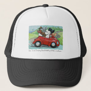 Poodles Vintage Cabrio Schriftmütze Kappe