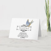 Poodles Vintage Konvertible-Scripterkarte Karte (Rückseite)