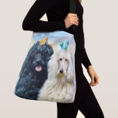 Poodles von Arthur Wardle Tragetaschen Mit Langen Trägern (Von Nahem)