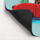 Poodles Weihnachtsfest Mousepad (Ecke)